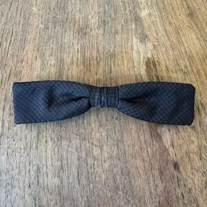 Superba Vintage Textured Bow Tie Clip On‎ Classic Menswear Accessory